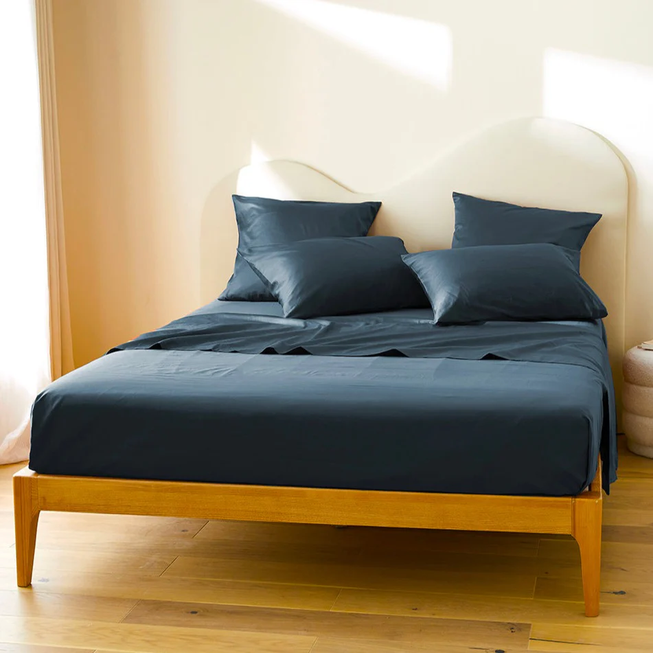 Le drap plat en satin de coton bio - Image 3