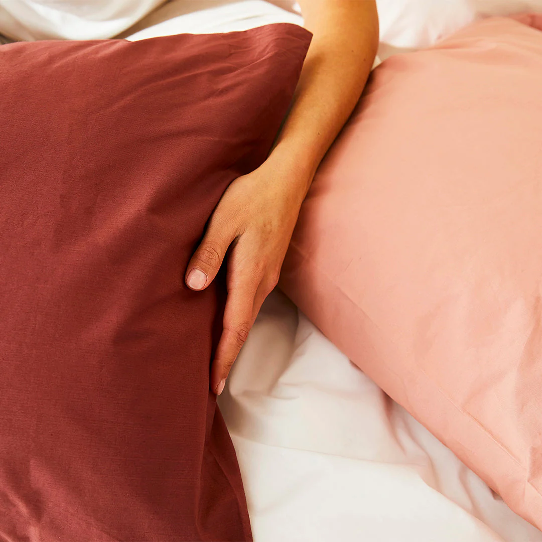 2 taies d'oreiller en percale de coton bio - Image 12
