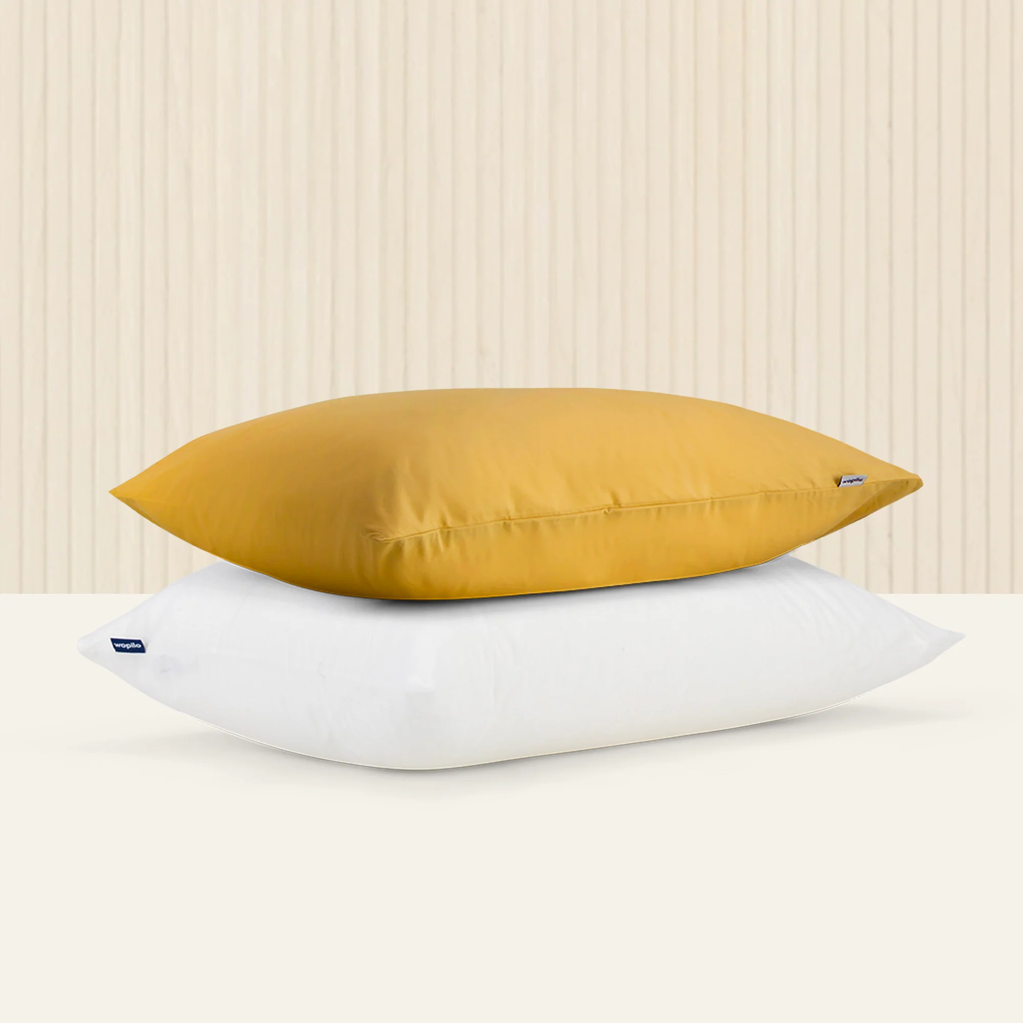 Pack taie et sous-taie en percale de coton bio - Image 108
