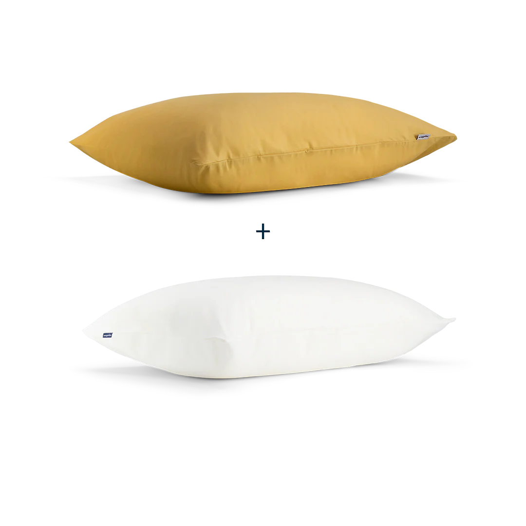 Pack taie et sous-taie en percale de coton bio - Image 109