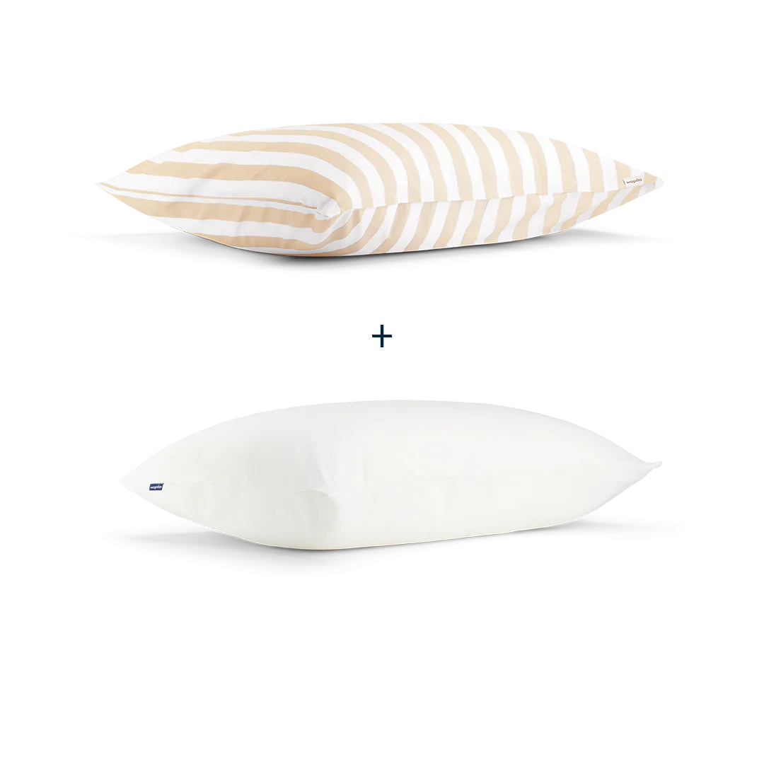 Pack taie et sous-taie en percale de coton bio - Image 118