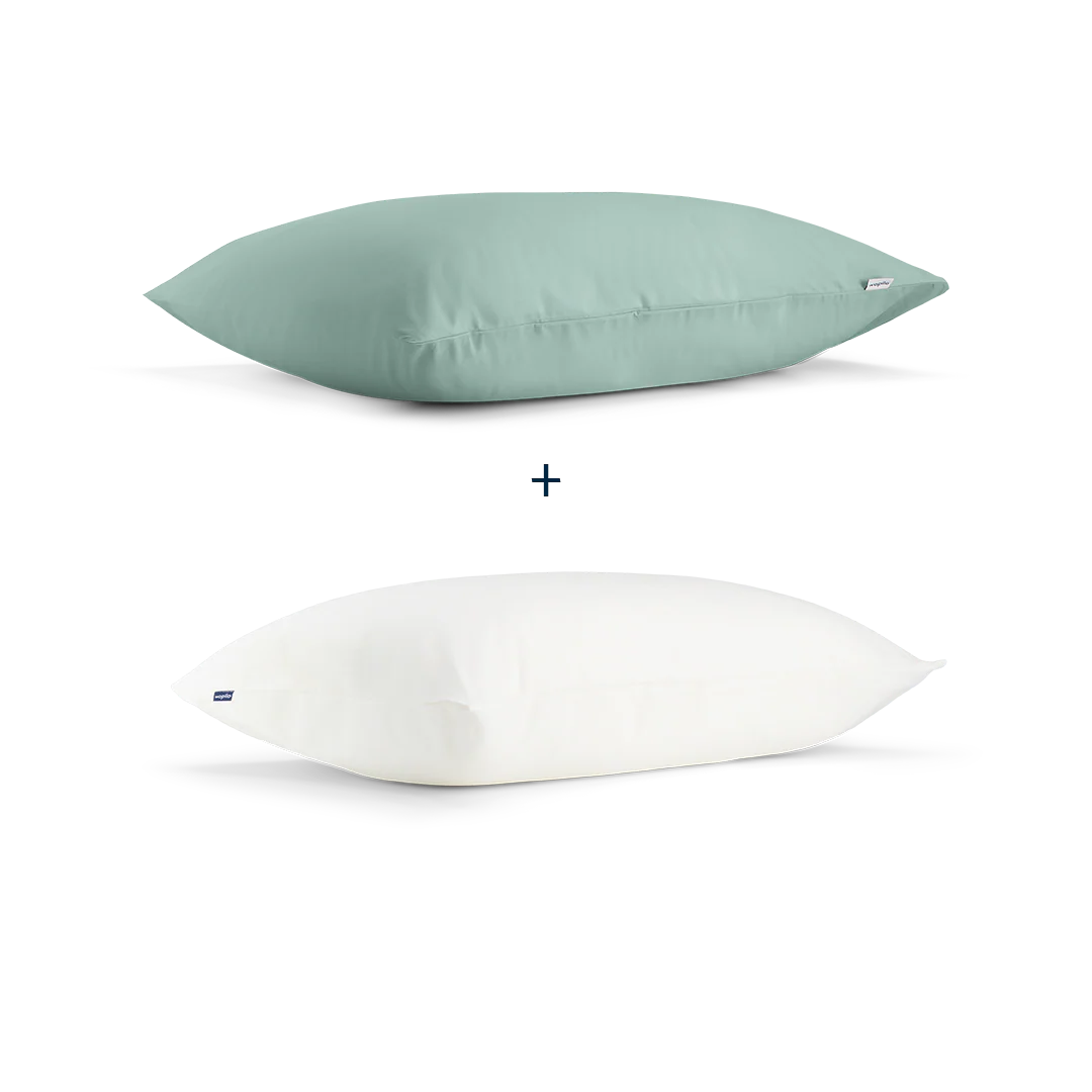 Pack taie et sous-taie en percale de coton bio - Image 33