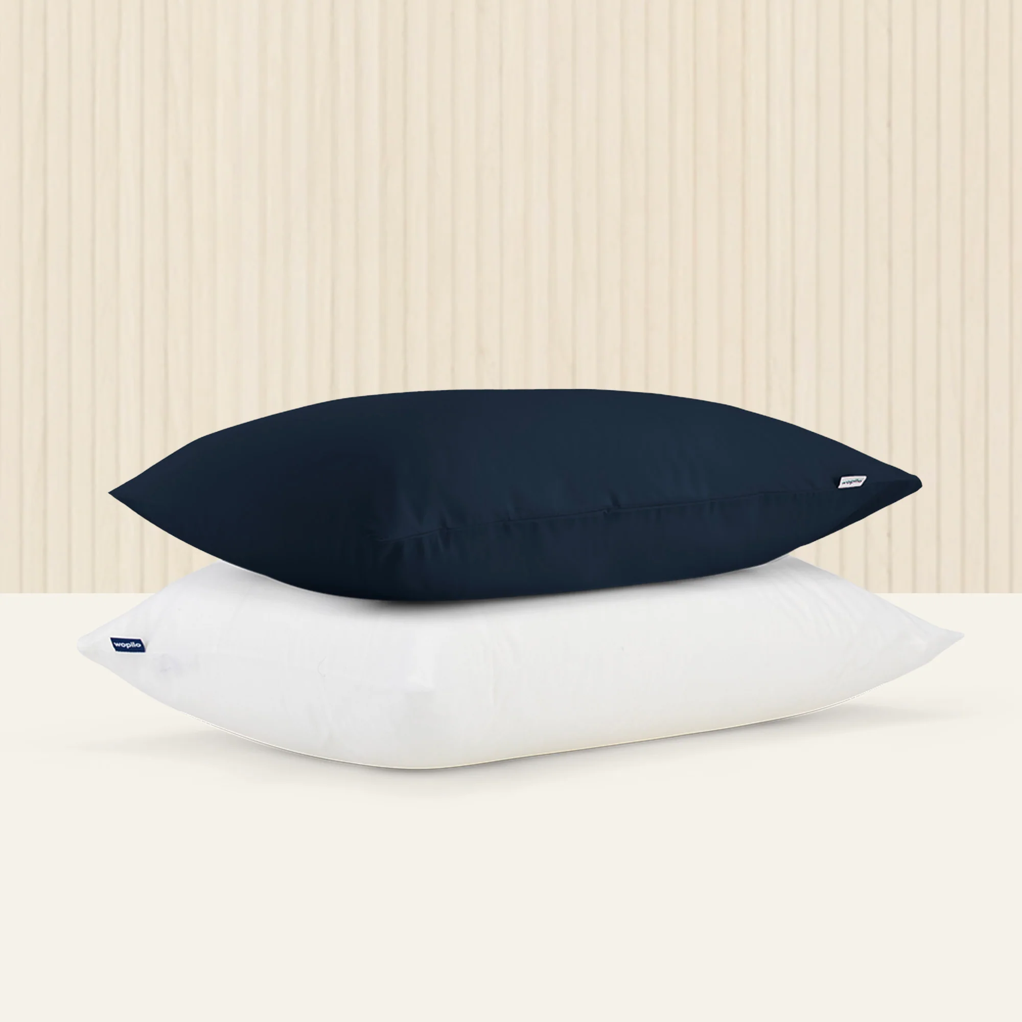 Pack taie et sous-taie en percale de coton bio - Image 57