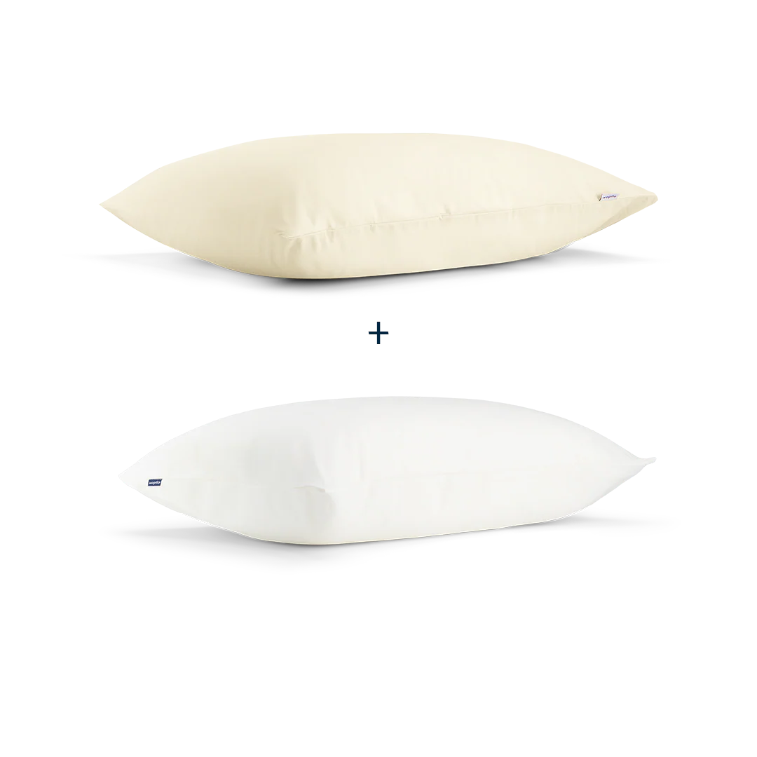 Pack taie et sous-taie en percale de coton bio - Image 64
