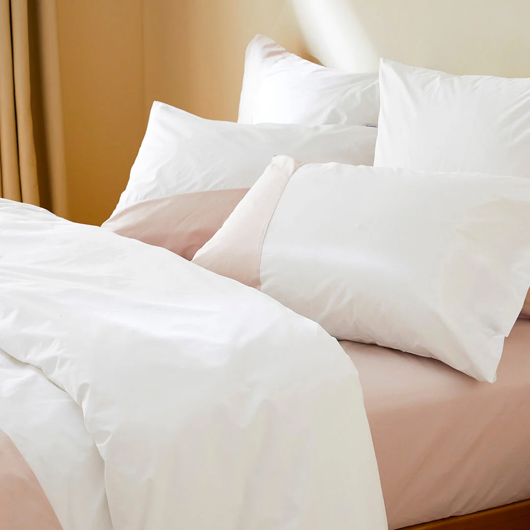 Pack taie et sous-taie en percale de coton bio - Image 74