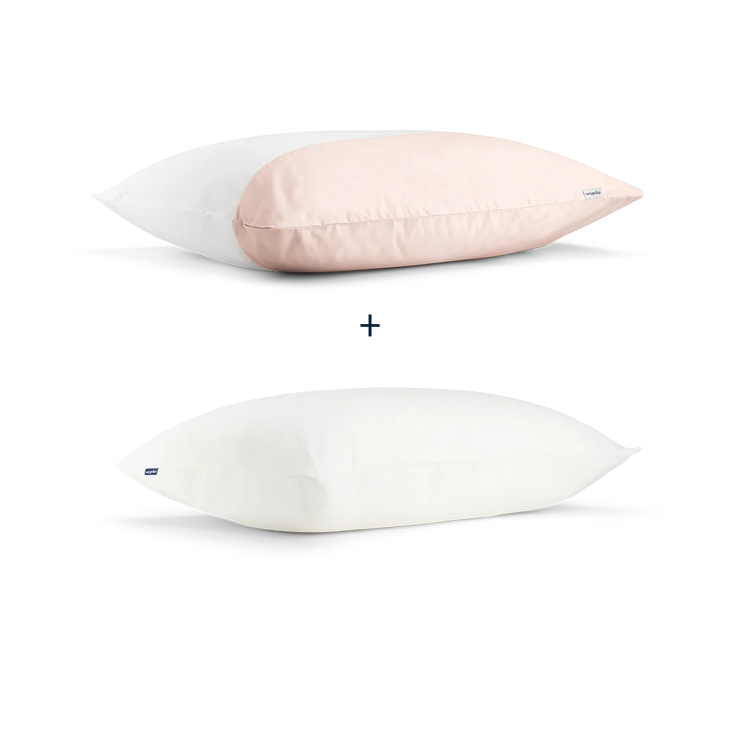Pack taie et sous-taie en percale de coton bio - Image 76
