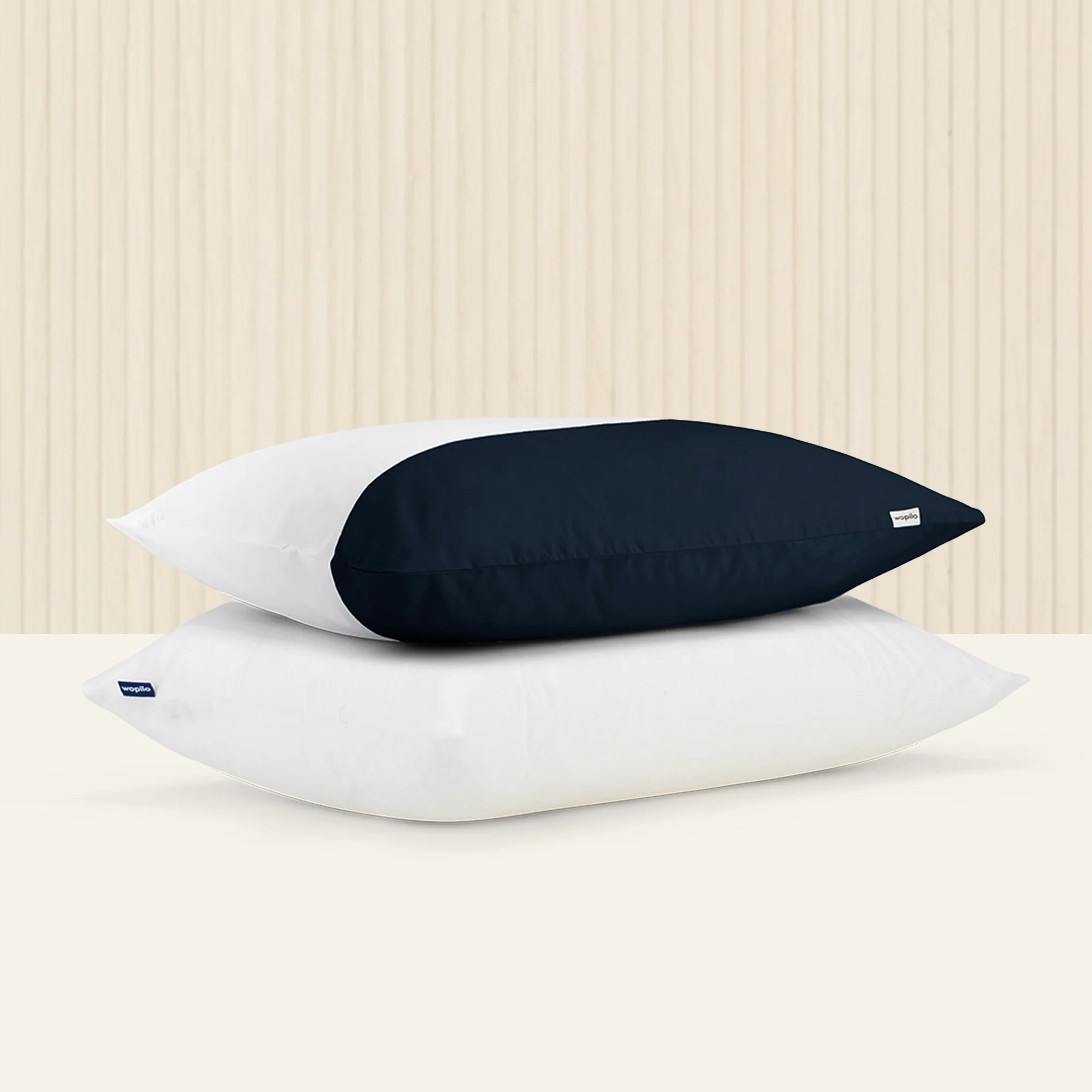 Pack taie et sous-taie en percale de coton bio - Image 81