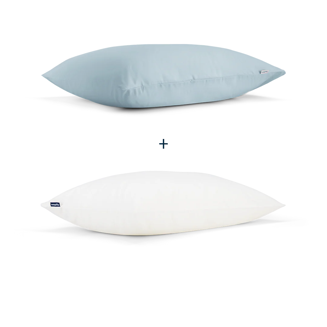 Pack taie et sous-taie enfant en percale de coton bio - Image 12