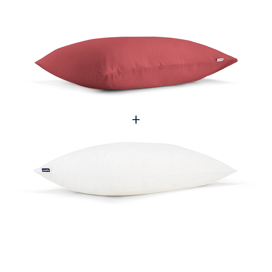 Pack taie et sous-taie enfant en percale de coton bio - Image 22