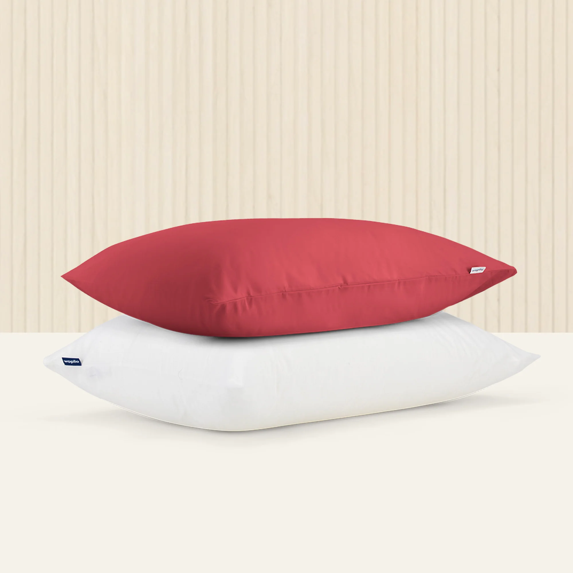 Pack taie et sous-taie enfant en percale de coton bio - Image 23