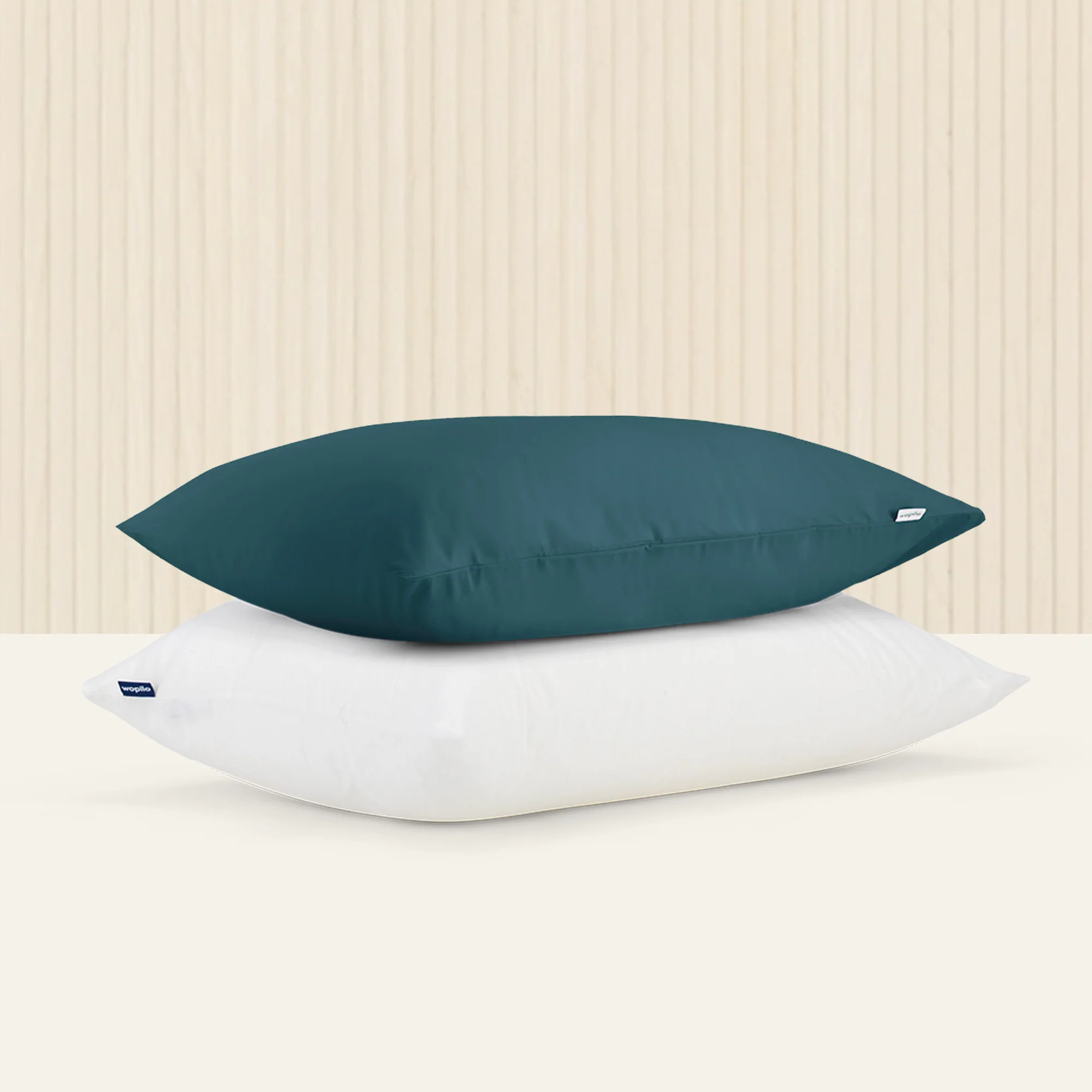 Pack taie et sous-taie enfant en percale de coton bio - Image 28
