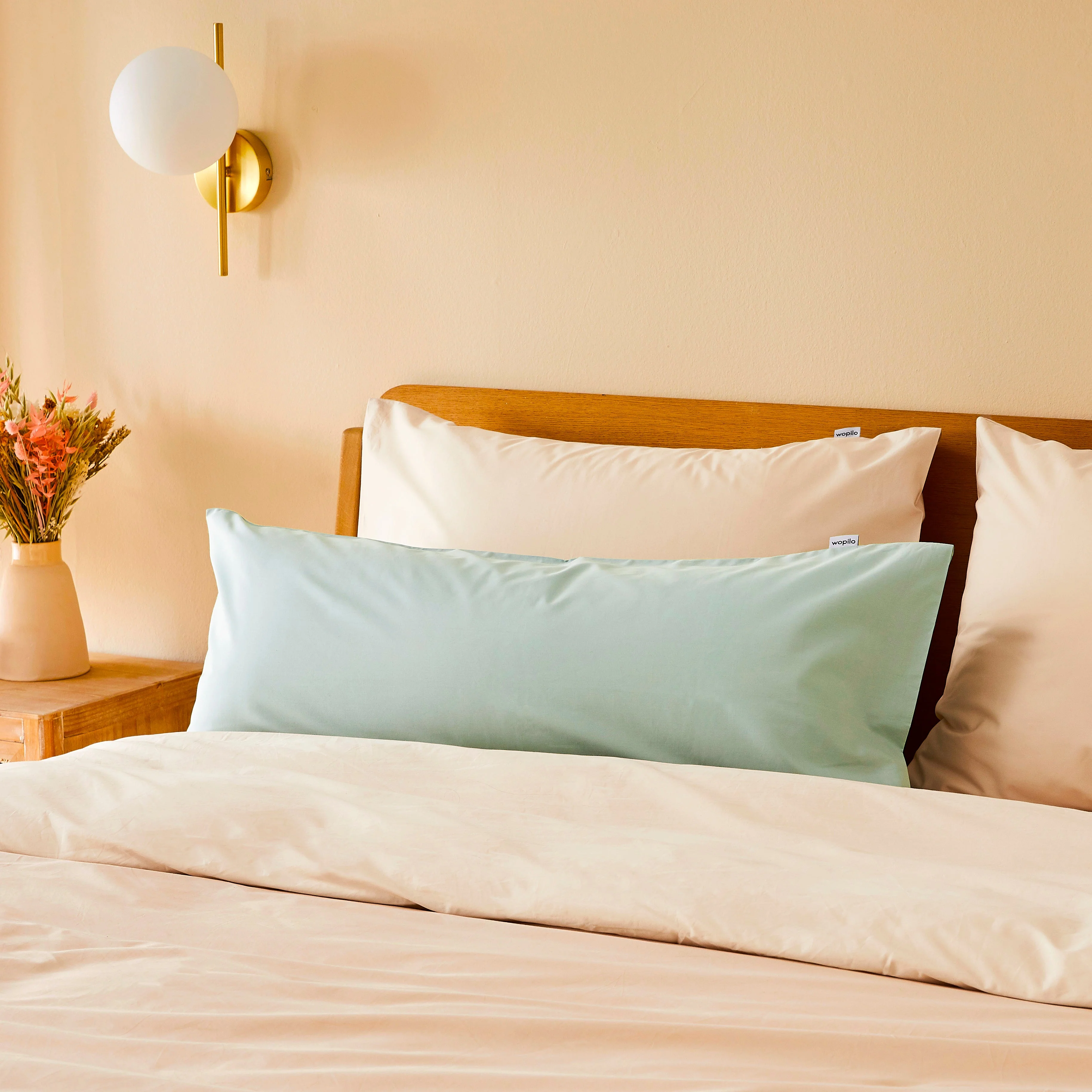 La taie de traversin wonderpilo en percale de coton bio - Image 10